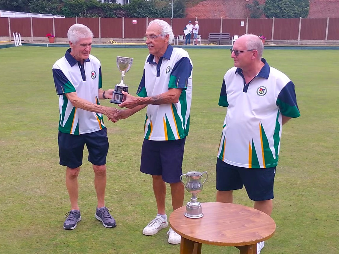 Mens-championship Albert Twells runner up Mike Cole